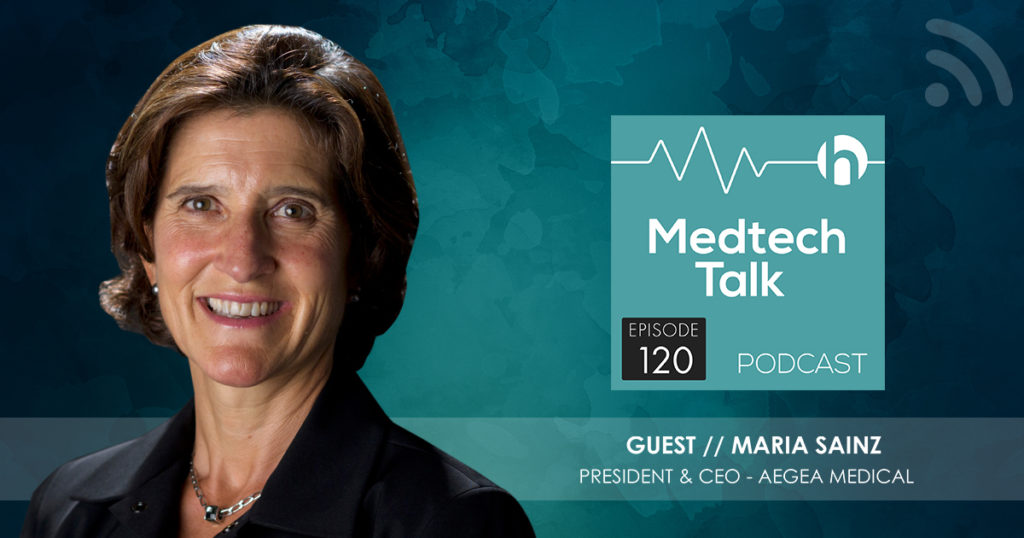 AEGEA CEO Maria Sainz Talks Guidant and the Rewards and Challenges of Leading a Medtech Start-up